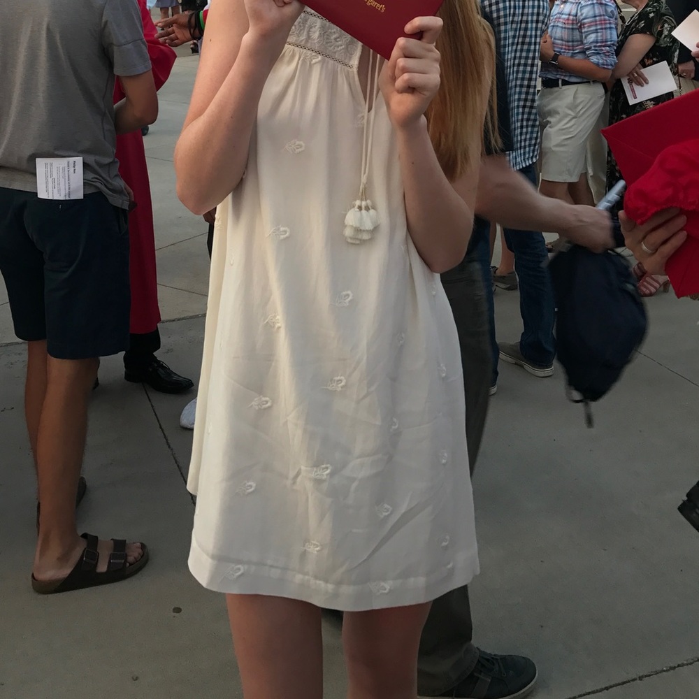 Loft Off white dress size xs